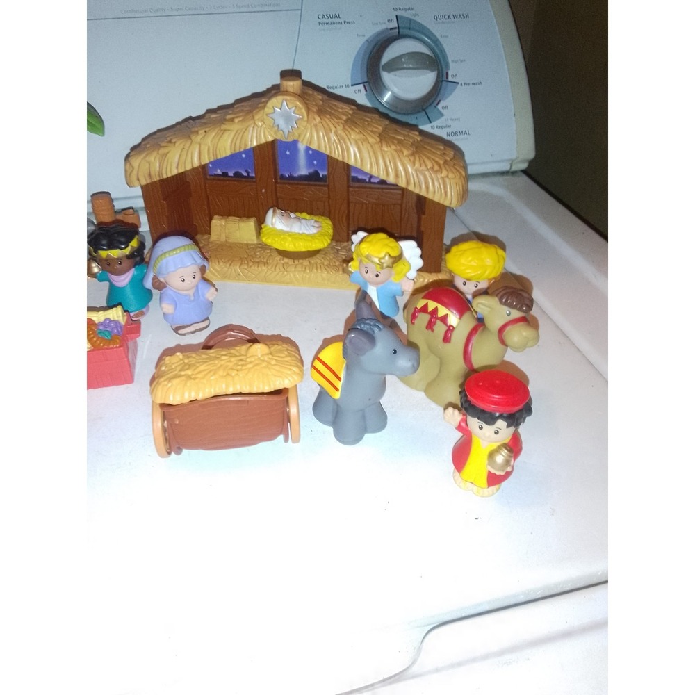 Fisher Price My Little People Christmas Nativity Scene 16 Piece Lot - Picture 3 of 9